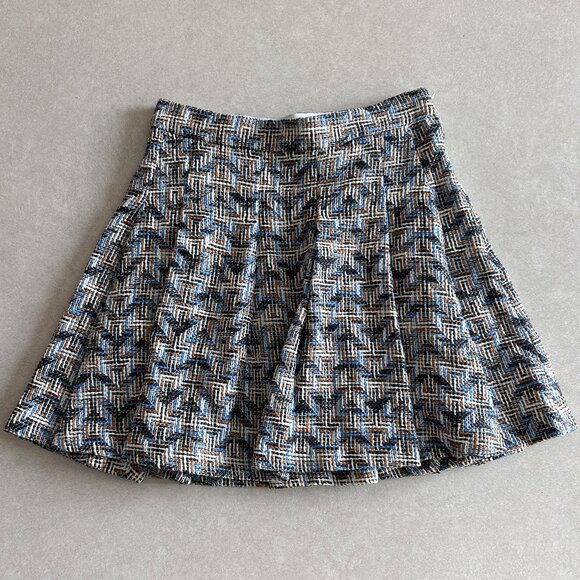 10 Crosby Derek Lam Chevron Box Pleated A-Line Skirt ASO Taylor Swift - Picture 6 of 12